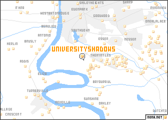 map of University Shadows