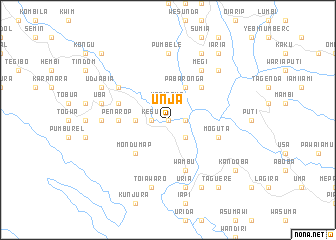 map of Unja