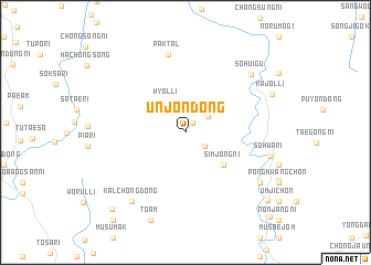 map of Unjŏn-dong