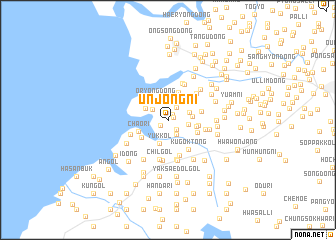 map of Unjong-ni