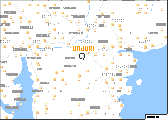 map of Unju-ri