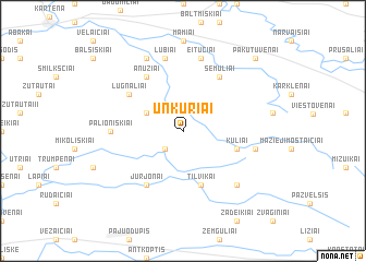 map of Unkuriai