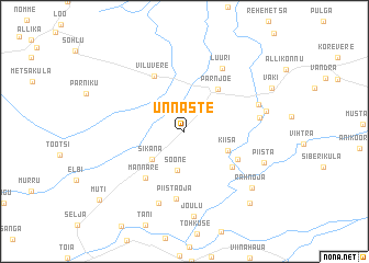 map of Ünnaste