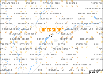 map of Unnersdorf