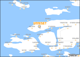 map of Unneset