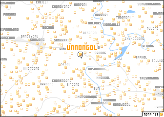 map of Unnon-gol