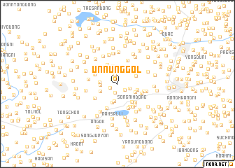 map of Unnŭng-gol