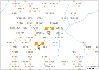 map of Unom