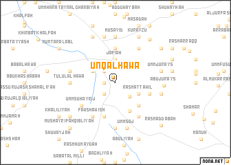 map of ‘Unq al Hawāʼ