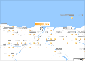 map of Unquera