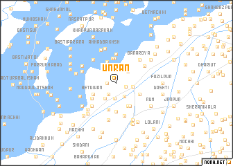 map of Unrān