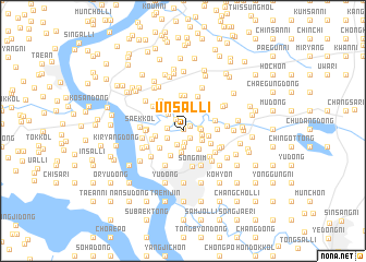 map of Ŭnsal-li