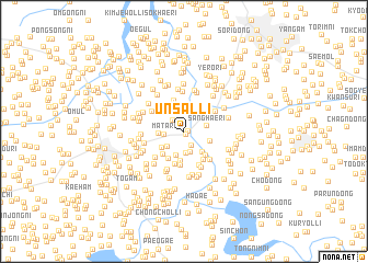 map of Ŭnsal-li