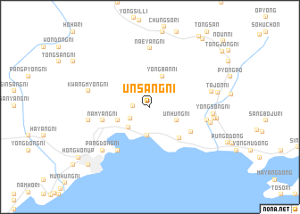 map of Unsang-ni