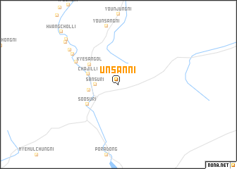 map of Unsan-ni