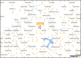 map of Ŭnsa