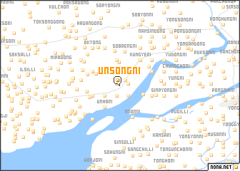 map of Unsong-ni