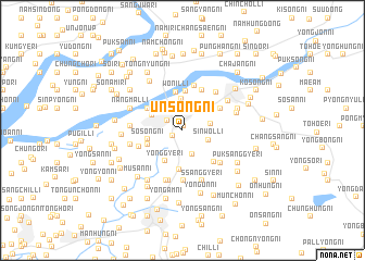 map of Unsong-ni