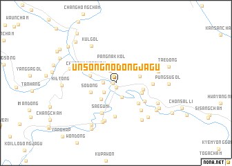 map of Unsong-nodongjagu