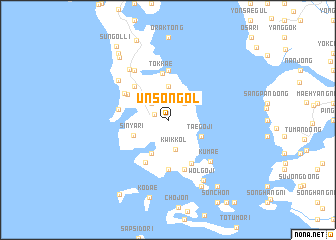 map of Ŭnsŏn-gol