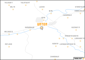 map of Untem