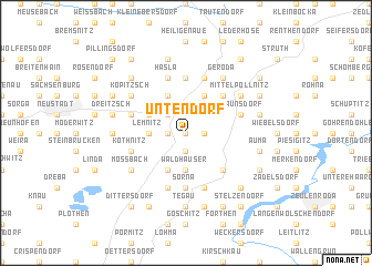 map of Untendorf