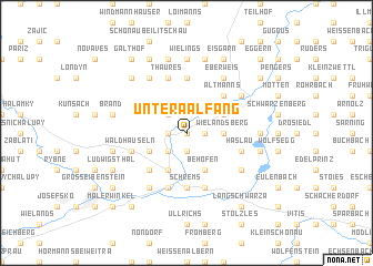 map of Unteraalfang