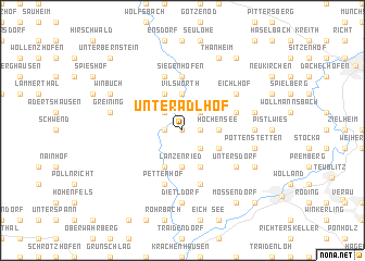 map of Unteradlhof