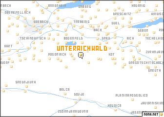 map of Unteraichwald