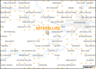 map of Unteralling