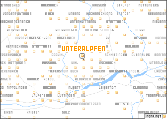 map of Unteralpfen