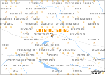 map of Unteraltenweg