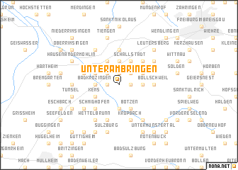 map of Unterambringen