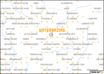 map of Unterarzing