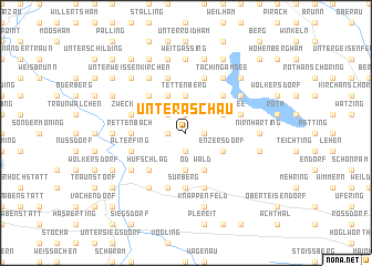 map of Unteraschau