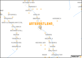 map of Unterastlehn