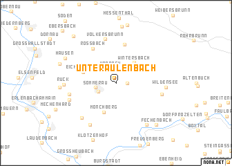 map of Unteraulenbach