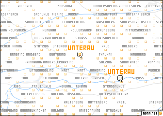 map of Unter-Au