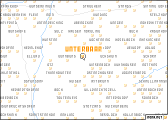 map of Unterbaar