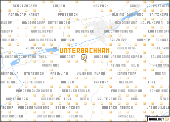 map of Unterbachham