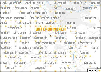 map of Unterbaimbach