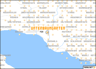 map of Unterbaumgarten