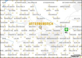 map of Unterbeberich