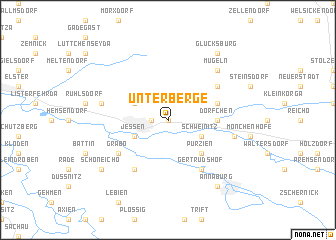 map of Unterberge