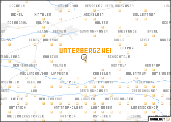 map of Unterberg Zwei
