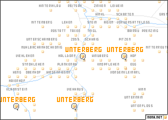 map of Unterberg