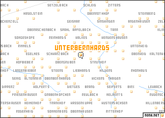 map of Unterbernhards