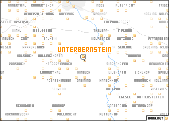 map of Unterbernstein