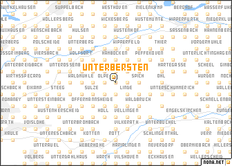 map of Unterbersten