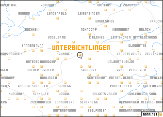 map of Unterbichtlingen